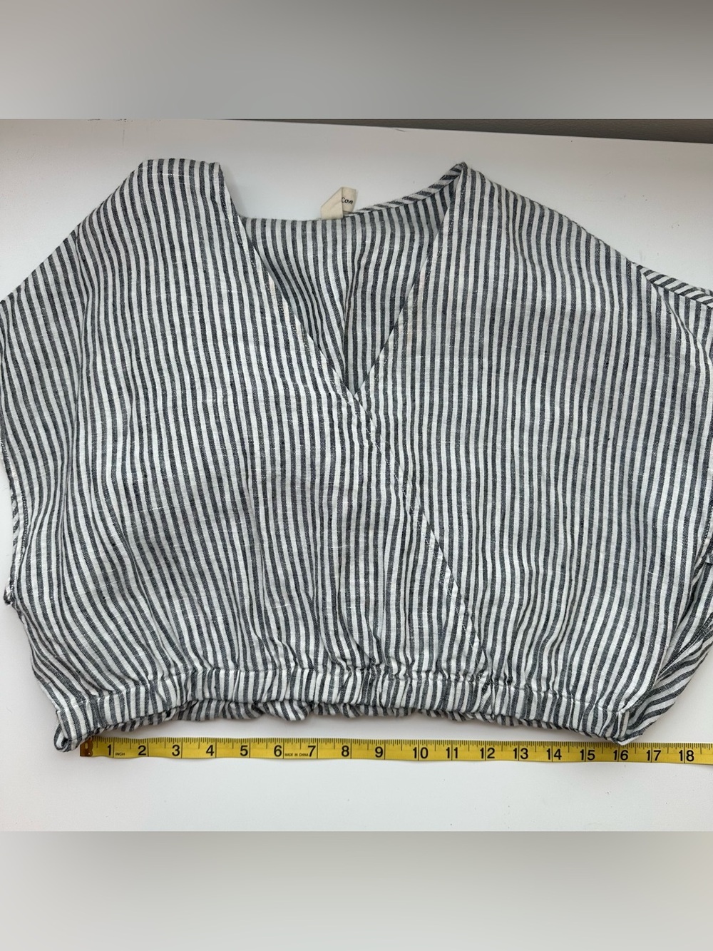 Grae Cove Linen Stripped Dress - Picture 4 of 6